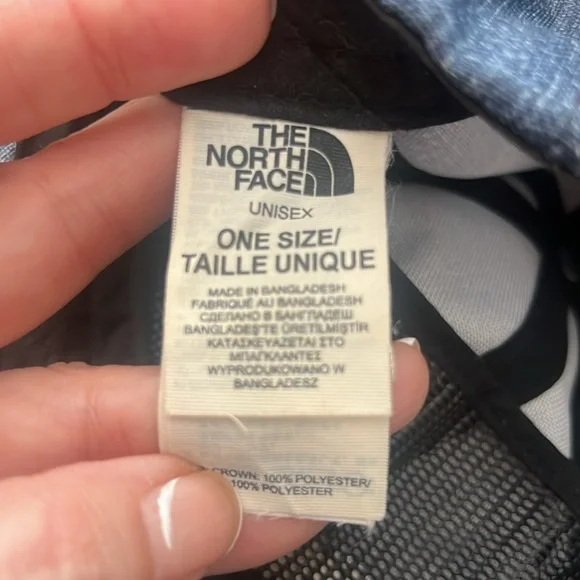 SOLD~The North Face Unstructured Unisex Cap Blue Adjustable Lightweight - Picture 4 of 8